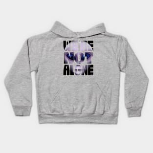 We’re not Alone - Alien Design Kids Hoodie